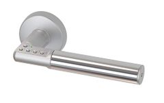 Assa Abloy Code MCHDR800CM Right-Hand Door Handle, Silver
