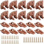 10 Packs Drawer Guide Kit, for Kenlin Rite-Trak II Plastic Drawer Slides Track Guide Replacement Furniture Parts for Center Mount Drawer, Dressers and Nightstand Drawer Systems