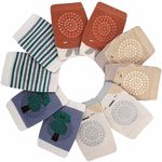 Baby Crawling Anti-Slip Knee Protective Baby Toddlers Knee Pads Unisex Baby Crawling Knee Pads (Spotted Dog, Little Tree, Alphabet, Squinty Carrot, Durian)