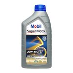 Mobil Super Moto 20W-40 4T Synthetic Technology Engine Oil for Bikes (1L)