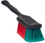 Vikan 522252 Vehicle Brush with Long Handle, Soft/Split, Black, 420 mm Length, 65 mm Width, 65 mm Height