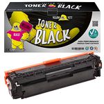 YELLOW YETI 131X CF210X 731 (2,400 Pages) Remanufactured Black Toner Cartridge for LaserJet Pro 200 Color MFP M276nw M276n M251nw M251n i-SENSYS LBP7100Cn LBP7110Cw MF628Cw