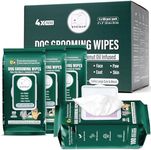 ATIFBOP Dog Wipes for Paws and Bum, Hypoallergenic Pet Grooming Wipes Natural and Gental, 400 Wipes for Cleaning & Grooming Moisturizing Coconut