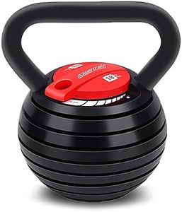 Powertrain Adjustable Kettle Bell Weights Dumbbell 18kg