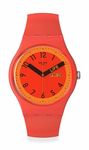 Swatch Proudly Red Quartz Casual Red Watch