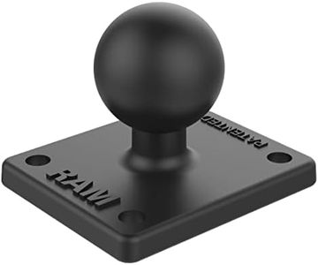 RAM Mounts Ball Adapter with AMPS Plate, 1 Inch Ball Size