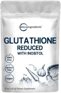 Glutathione Supplement, Pure Glutathione Reduced Powder with Inositol, 5 Ounce (9 Months Supply), 2 in 1 Formula, Powerful Ingredients for Antioxidants, Supports Liver Function, Vegan