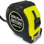 Measuring Tape for Contractors & DIY | Tape Measure (Cinta Metrica) | Metric & Inches Measuring Tape for Construction | Heavy Duty Tape Measure with Smooth Sliding Nylon Coated Ruler by Astorn