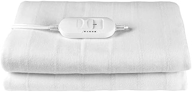 Kleeneze KL3754 Heated Underblanket – For Double Beds, Machine Washable Under Bed Cover, 3 Heat Settings, Soft Fabric Electric Blanket, Detachable Controller, Tie Down Design, 35W, 135 x 120cm