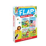 Lift The Flap Book Pack for Kids Age 3-6 Years with Bright and Colourful Pictures- Early Learning Novelty Book for Children
