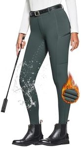FitsT4 Sports Women Fleece Horse Riding Pants Full Seat Equestrian Breeches