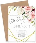 Personalized Floral Wedding Invites