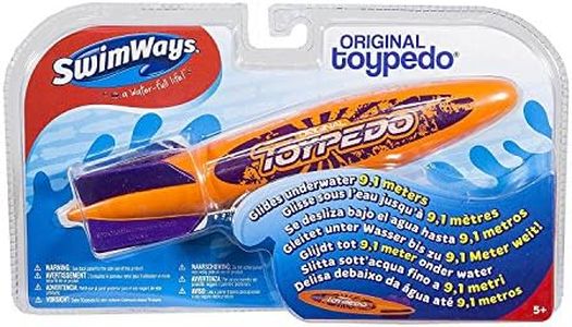 Swim Ways - 6038049 - Toypedo Original -Jeu de Piscine, Natation et Plongée - Couleur Aléatoire 30 cm
