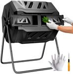 F2C Compost Tumbler Bin 43 Gallon D