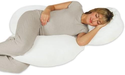 Leachco Body Cloud Flexible Total Body Pillow - White by Leachco
