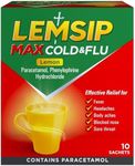 Lemsip Max Cold and Flu, Lemon, 10 