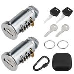 Lock Cores for Thule, 2 Pack One Key System Lock Cylinder Cores Replacement for Thule