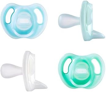 Tommee Tippee Sucettes Ultra-légères, 0-6 mois, lot de 4 sucettes monobloc sans BPA