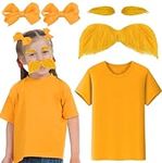 Kavoc Orange Mustache Costume Set Y