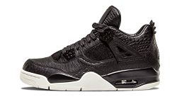 Nike Air Jordan 4 Retro Premium, Men's Fitness Shoes, Black Grey Black Black Sail, 11 UK (46 EU)