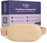 Heating Pad for Cramps | Period Heating Pad for Cramps, Cordless Menstrual Heating Pad with 4 Temperature Levels, 5 Vibration Settings, Portable, Fast Heating, Auto Shut-Off, Large Battery Capacity