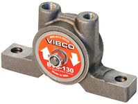 VIBCO BVS-130 Silent Pneumatic Turbine Vibrator, 75 lb. Force, 10500 VPM, 5.5 CFM, 60 to 80 psi, Threaded Exhaust, 4" Bolt Pattern