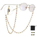 Dreamtimes Glasses Chain for Women Handmade Butterfly Eyeglasses Strap Chain Glasses Necklace Mask Chain Eye Glasses Chains (Colourful-G)