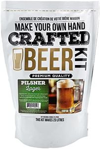 ABC Crafted Series Beer Making Kit | Beer Making Ingredients for Home Brewing | Yields 6 Gallons of Beer | (Pilsner Light)