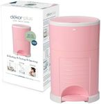 Diaper Dekor Plus Hands-Free Diaper Pail | Soft Pink | Easiest to Use | Just Step – Drop – Done | Doesn’t Absorb Odors | 20 Second Bag Change | Most Economical Refill System |Great for Cloth Diapers