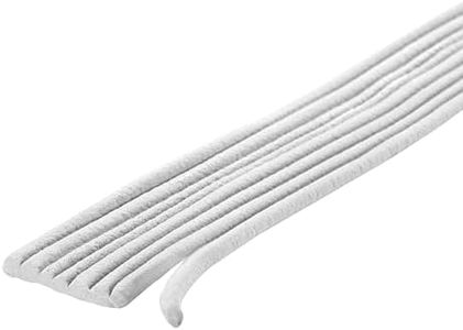 M-D Building Products Replaceable Caulk Cord Weatherseal: Quick and Effective Solution for Sealing Small Gaps, Cracks, and Protecting Against Drafts and Moisture (71505) (White) (30 ft)