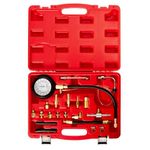 PUNMEW Fuel Pressure Tester Kit 0-140 PSI Fuel Pressure Tester for Gasoline Cars Fuel Pressure Gauge