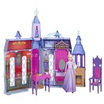 Mattel Disney Frozen Doll House, Arendelle Castle Featuring Elsa Fashion Doll, 4 Play Areas with 15 Furniture & Accessories, 2+ ft Tall