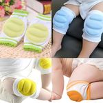 Sangpri 2 Pair Baby Knee Pads for Crawling | Knee Cap for Kids | Kids Knee Protectors | Ideal for 6-12 Months Babies (Multi Color)