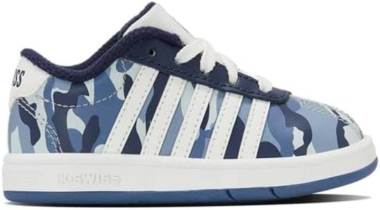 K-Swiss Kid's Classic Pro Sneaker, Blue Horizon/Naval Academy/Bright White, Toddler, 7M