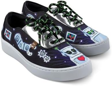 Hot Chocolate Design Chocolaticas Women's Sneakers, Robot, 9 US