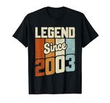 Vintage 2003 21 Birthday Decorations Men Women 21st Birthday T-Shirt