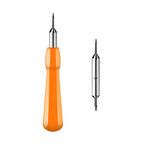 1Pc Doorbell Screwdriver Replacement Industrial Grade Alloy Steel Double-Ended Screwdriver Tool for Doorbell Battery Change and WiFi Password Reset (Orange)