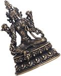 GOOHOCHY Buddha Statue Home Decoration Wen Wan Brass Mini