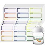 Waterproof Baby Bottle Labels for Daycare Supplies Self-Laminating, Dishwasher Safe, 108 PCS Toddler Daycare Labels, School Name Labels Stickers for Kids Stuff, Kids Name Tags for Plastic Water Bottle