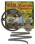 D.I.D (DKH-011) 525VX Steel Chain and 17 Front/41 Rear Tooth Sprocket Kit