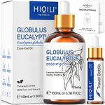 HIQILI Eucalyptus Essential Oil(100ML), 100% Pure Natural for Diffuser, Humidifier, Aromatherapy, Skin Care - 3.38 Fl. Oz