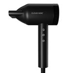 CLOUD NINE The Airshot Pro Hair Dryer | Powerful Salon Self Clean Mode Long Lasting Temperature Control | Eco Precision Motor Magnetic Diffuser | 1600W Lightweight & Portable