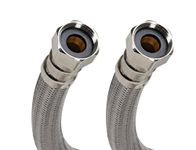 Fluidmaster B1H24 Stainless Steel Water Heater Connectors