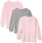 Marky G Apparel Baby Snug-Fit Rib Pajama Long Sleeve Crew Neck Top(Pack of 3)