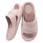 Massage Slippers for Women Plantar Fasciitis Sliders EVA Open Toe Soft Sliders Non-Slip Quick Dry Shower Shoes Indoor Outdoor