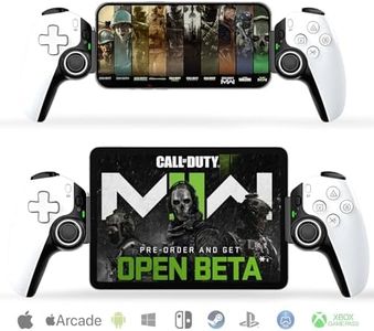 Phone Controller, Game Controller for Android/iOS, 6-Axis Gyro Sensor, Hall Triger and Effect Sensor, Back Clip, Support for Mobile Phone/iphone/Tablet/Switch/playstation, D9 Controller