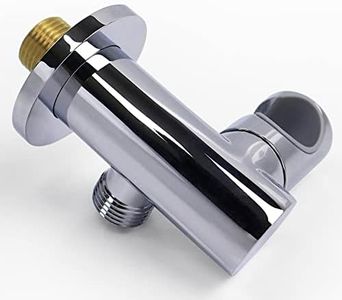 Adjustable Shower Head Holder for Wall, Hand Held Shower Holder Chrome, Shower Wand Holder Wall Mount, Brass Shower Sprayer Holder with Swivel Bracket, Bathroom Shower Handle Holder-Huifeidezhu