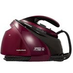 Morphy Richards 332102 Steam Generator Iron with a Power of 3000W Speed Pro Pressurised-332102, Ceramic, Mulberry, 160g