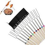 12PCS Stainless Extendable Forks wi