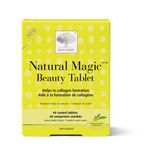 New Nordic Natural Magic Beauty Tablets | Marine Collagen, Hyaluronic Acid and Vitamin C | For Skin Hydration and Collagen Formation | 60 Tablets